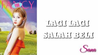 TWICE -  FANCY  MISHEARD 'SALAH DENGAR LIRIK/LYRCS' INDONESIA