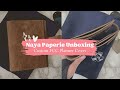 Naya paperie unboxing  custom franklin covey size planner  personal rings