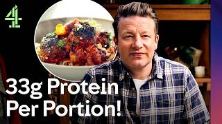 Protein-Packed Meatball Traybake & The Quickest Tomato Sauce Ever | Jamie: Eat Yourself Healthy
Jamie Oliver shows us how to make more nutritious nosh, colourful chomp and flavoursome fare, serving up bountiful inspiration to help us make health-promoting choices.
Jamie makes sustainable meatballs with two different sources of protein, celebrates all the food groups on one plate in a smoked salmon omelette, and creates a berry bubbly jelly dessert (Jamie: Eat Yourself Healthy Series 1 Episode 1)
First Shown: 25th August 2025.
SUBSCRIBE: https://www.youtube.com/user/4Food?sub_confirmation=1
Welcome to the 4Food YouTube channel featuring mouthwatering delights from Channel 4.
Watch FULL EPISODES of Jamie Cooks The Mediterranean on the playlist: https://www.youtube.com/playlist?list=PLd7QQtmX-h_LdHO7sOcG5b7dvDq4J3hwp
Watch FULL EPISODES of Aldis Next Big Thing on the playlist: https://www.youtube.com/playlist?list=PLd7QQtmX-h_IxQYpphPY0tl9w5Gb1CPrr
Stream on #Channel4 Protein-Packed Meatball Traybake & The Quickest Tomato Sauce Ever | Jamie: Eat Yourself Healthy