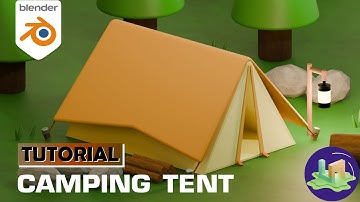 Blender (4.5) Tutorial I Camping Tent