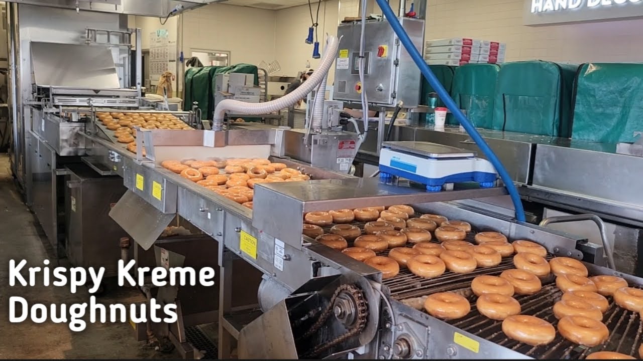 Krispy Kreme Doughnuts Making Machine l How Doughnuts Are Made YouTube