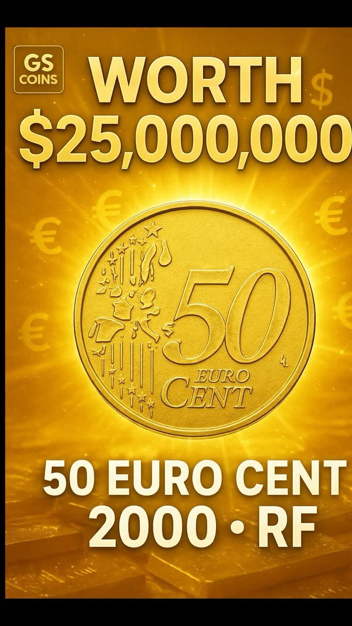 50 Euro Cent 2000 RF Coin Worth $25,000,000? #gscoins