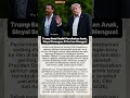 Donald Trump Batal Hadiri Pernikahan Anak, Sinyal Serangan AS ke Iran Menguat