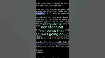Maintainer quits bc Rust on Linux drama..  #linux #pc #tech