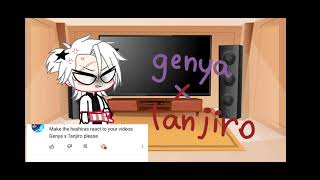 Hashira React To Genya X Tanjiro
