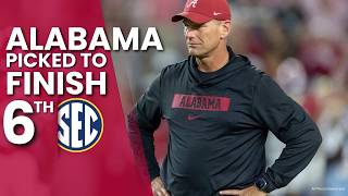 Alabama picked to finish 6th in SEC this year screenshot 1