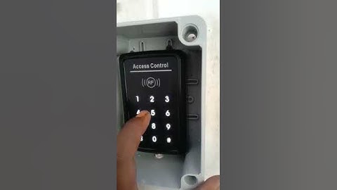 Set Password Rfid DA3000