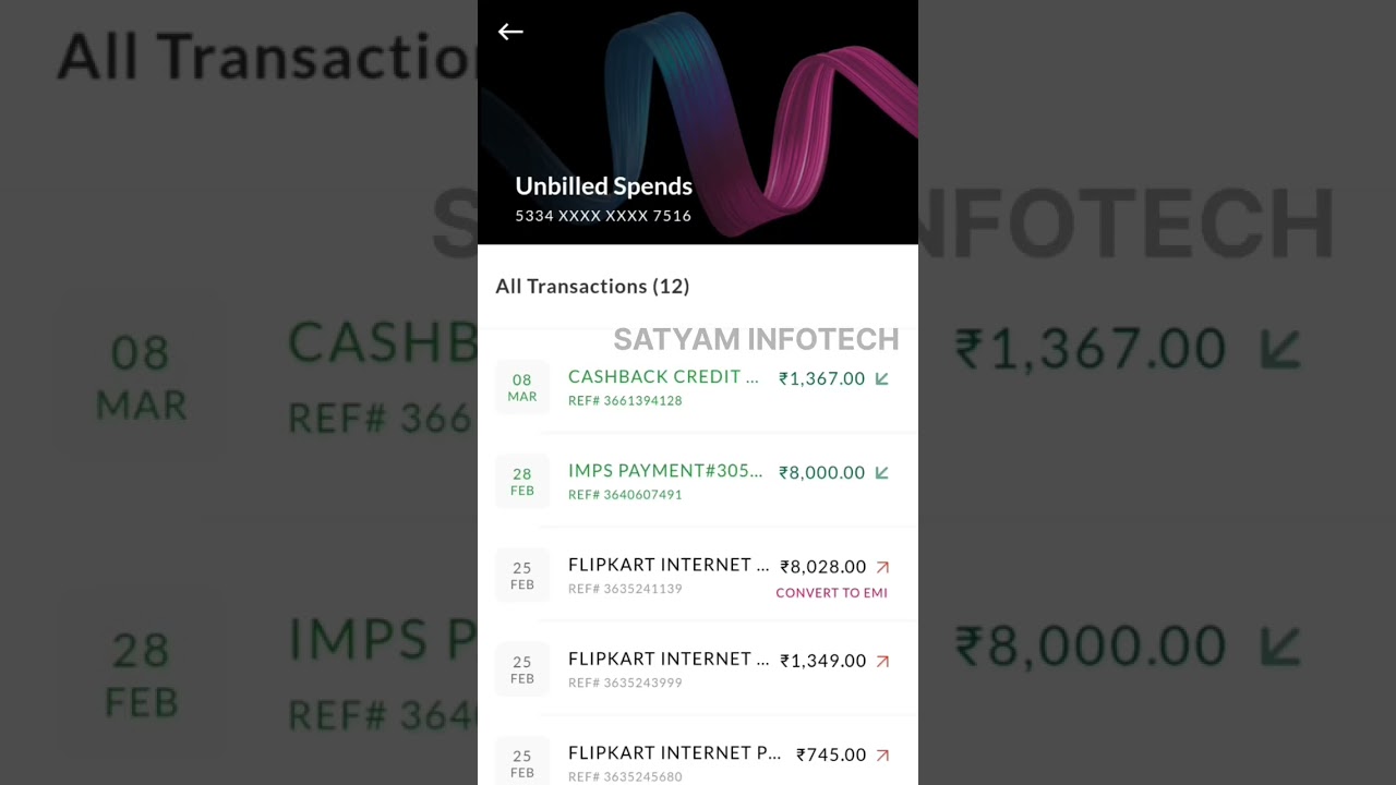 Flipkart Axis Bank Credit Card Cashback Live Proof || 