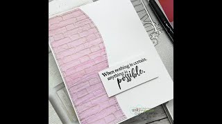 Unity Quick Tip: Soft Watercolor Wash on Pattern Paper