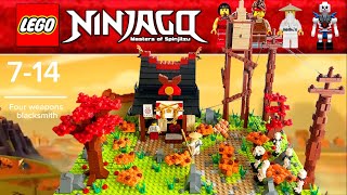 LEGO Ninjago four weapons blacksmith shop MOC