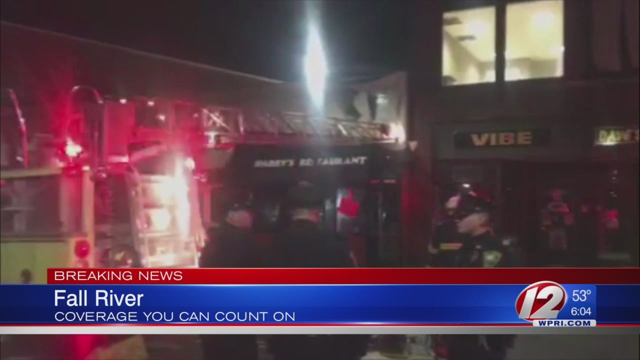 Fire at popular restaurant in Fall River - YouTube