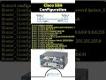 Cisco SSH Configuration!! | Network security!!!♻️