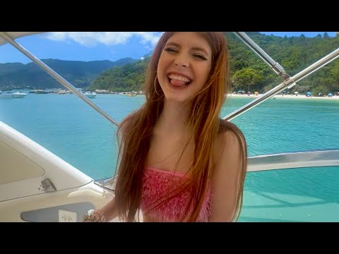 DE LANCHA em FLORIANÓPOLIS/ SC *Saída Marina Norte Jurerê* 🤩 - Modelo Julinha