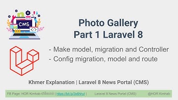82. Photo Gallery Part 1 Laravel 8 New Portal CMS - Khmer HKimhab