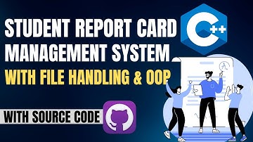 Student Report Card Management System With File Handling & OOP In C++ | with source code |Urdu/Hindi