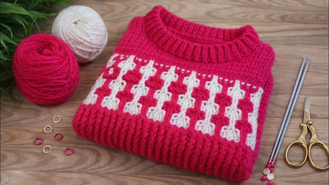 ✨💯 Impressive💖 and glorious💞 cute baby 👶🏻sweater in brilliant 💫colours💕🤍|Simple tutorial 💫❤️|