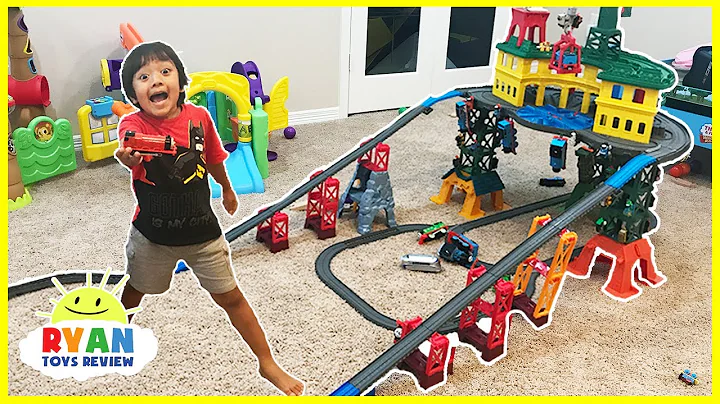 THOMAS & FRIENDS SUPER STATION Playset! BIGGEST Th...