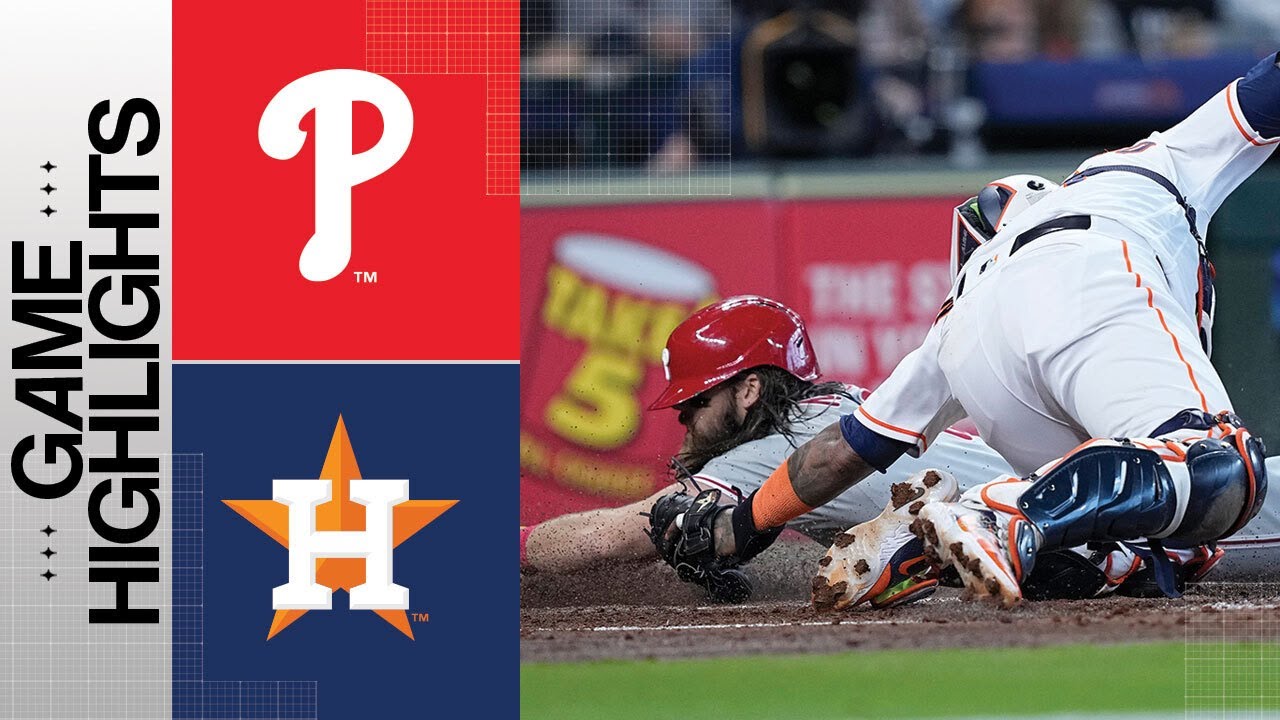Phillies vs. Astros Game Highlights (4/29/23) MLB Highlights Trends