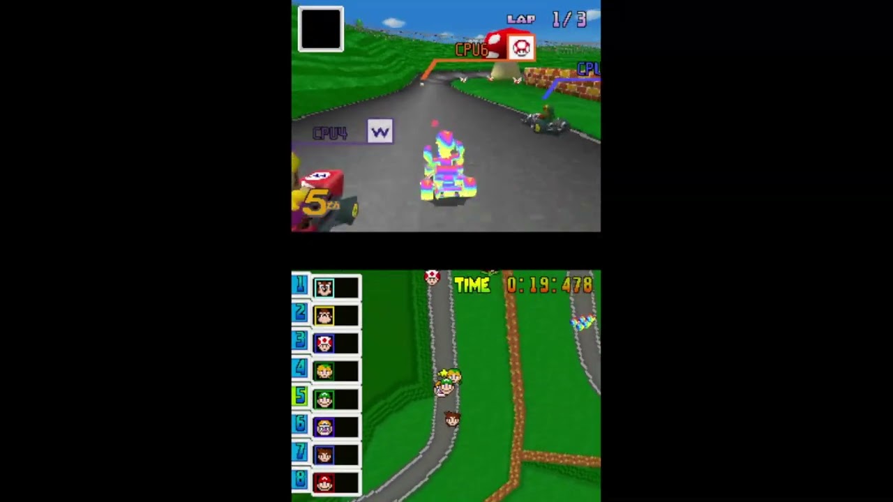 N64 Mario Raceway Completed Minimap and also CPUs can move now