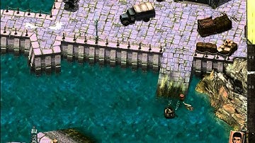 Commandos BEL - Barrel across water glitch