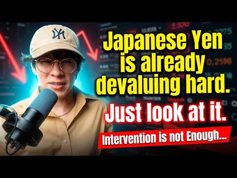 Japanese Yen is already devaluing hard. Just look at it. Intervention is not Enough...