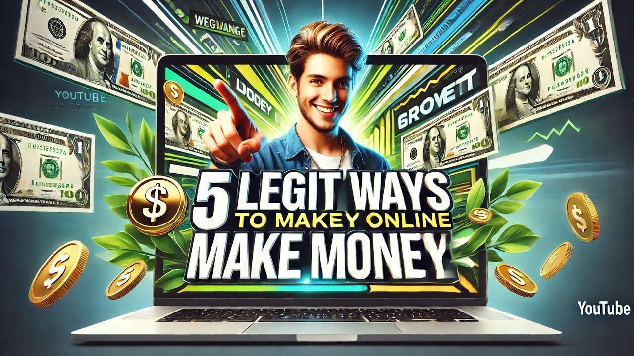 5 legit Ways to Make Money Online – Earn $5,000+ Per Month! - YouTube