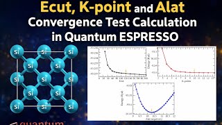 Ecut, K points, Alat vs Energy 