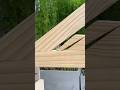 A veteran carpenter’s precise woodworking joint technique. #diy