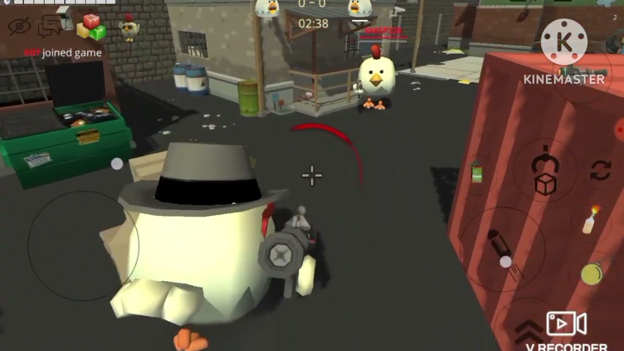 (ice Age Style) Chicken Gun Red Vs Blue Giant Gun Rocket Final Battle Scene! Sparta Mario Kart Remix