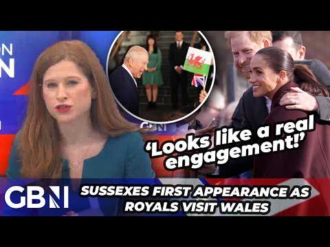 ‘It all looks RATHER ROYAL!’ | Harry and Meghan step out for first joint UK engagement since return