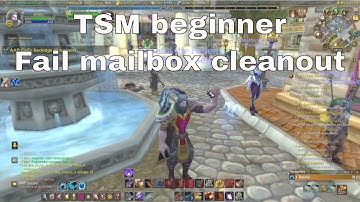 World of Warcraft TSM cancel scan/weak mailbox cleanout