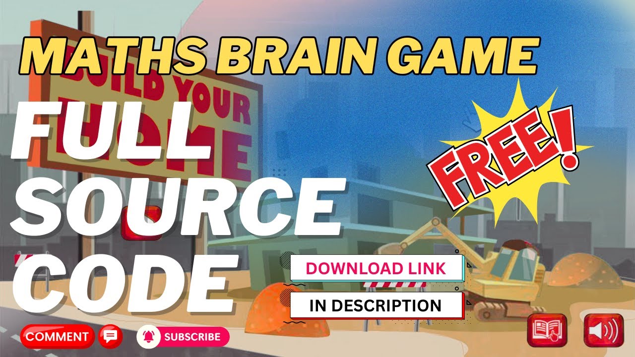 FREE Construct 3 Math Game Source Code 🔥 Educational Game Project - YouTube