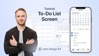 How To Create A To-Do List Screen Ionic Design Kit
