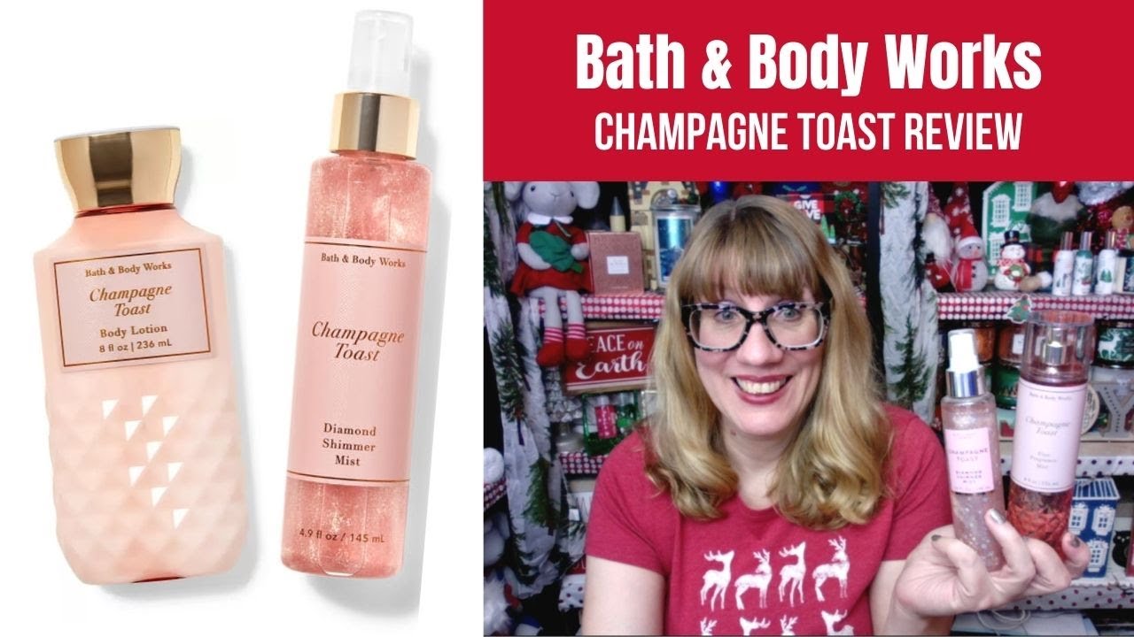 Replying to @juliebeardsley23 CHAMPAGNE TOAST LOTION REVIEW! @bathandb