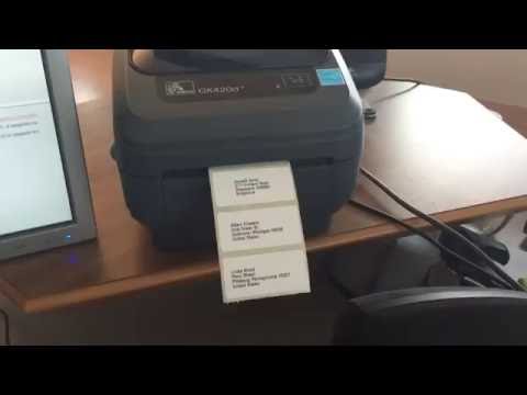 Magento Zebra label
