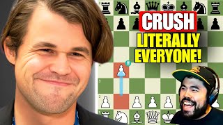 Magnus Carlsen Teaches Hikaru HOW TO WIN w/ Literally ANY OPENING!