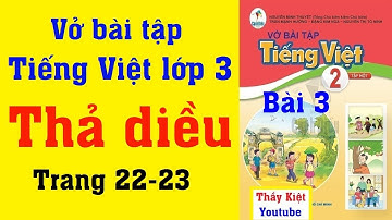Vở Bài Tập Tiếng Việt Lớp 3 | Thả Diều | Trang 22 - 23 | Sách Cánh Diều | Bài 3