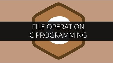 File Operation in C | C Programming Tutorial | Edureka