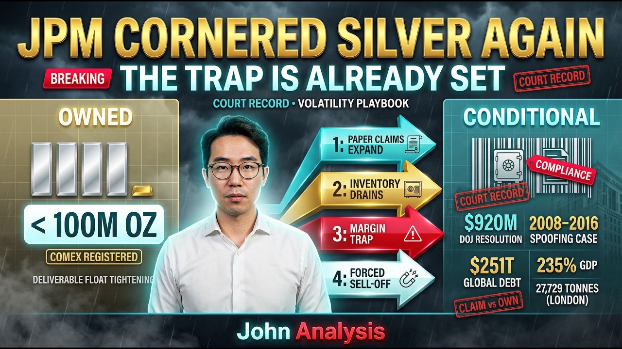 JP Morgan снова монополизировал рынок серебра — ловушка уже расставлена.