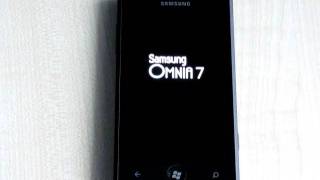 Samsung Omnia 7 - start Windows Phone 7