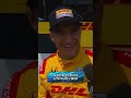Championship leader Alex Palou talks about his 12th-place finish in Toronto #alexpalou #indycar