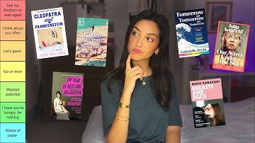 WORST to BEST: tier ranking every book I read in 2023 💫