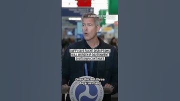 Duffy says flight disruptions will worsen if government shutdown continues