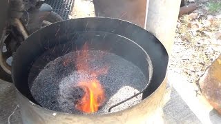 Sawdust Stove For the Shop - not