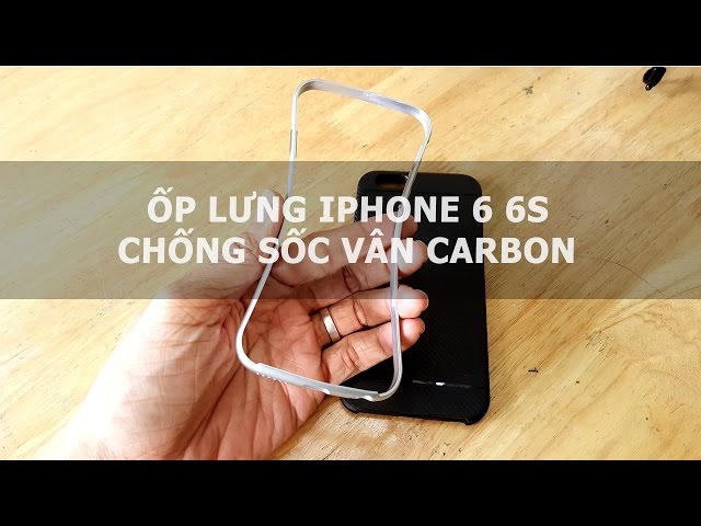 Ốp lưng iPhone 6 6s chống sốc vân carbon - Đồ Chơi Di Động .com