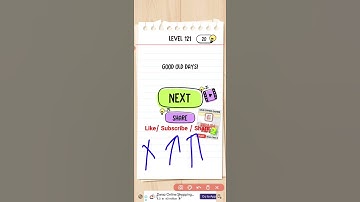 Brain test level 121 walkthrough solution gameplay |Game the chain