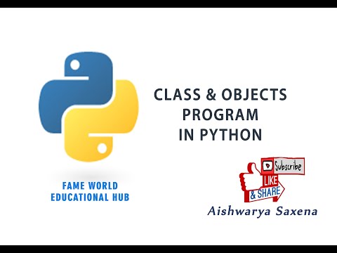 #56 - Classes and Object Program - Python Programming