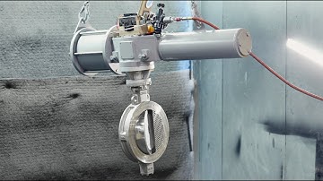 Control BFV Automated by Scotch Yoke Actuator