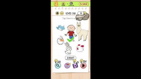 Brain Test level 310 Solved