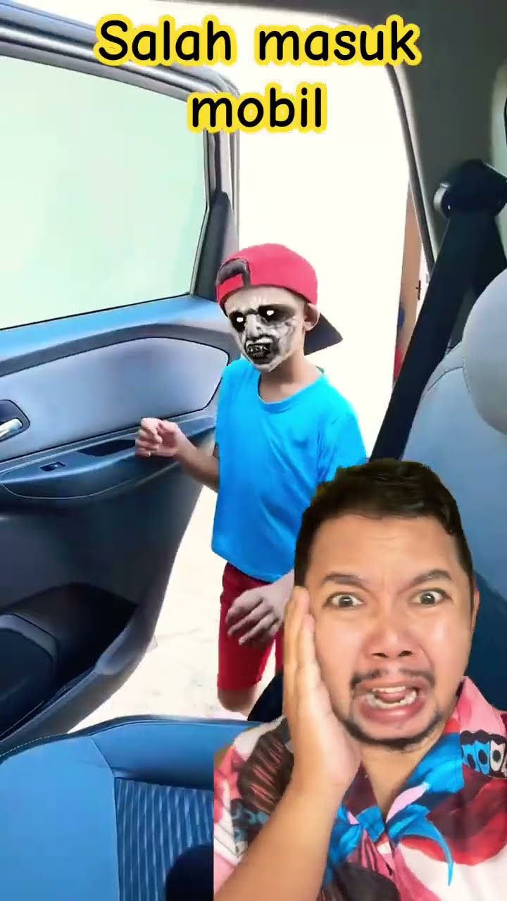 PERGI KAU BADUT SERAM!!!?? #funny #halloween #humor #shortsfeed #comedy